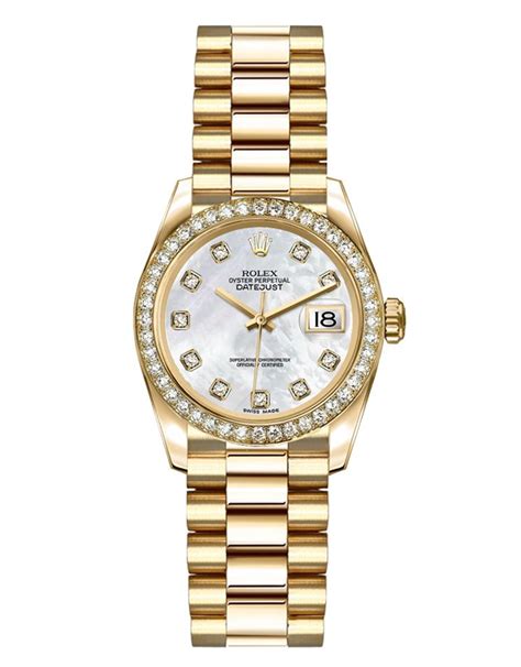 rolex blanche femme|classic rolex women's watch.